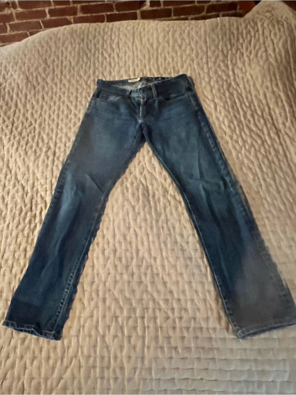 Ag Adriano Goldschmied Straight Leg Dark Blue Jeans Matchbox 29 waist